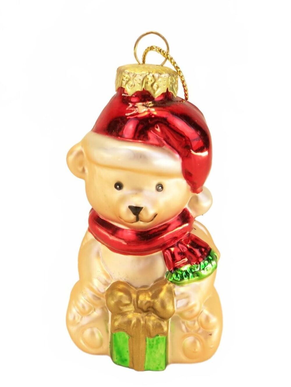 Christmas Vintage German Bear Ornament Made in Germany in 1970s